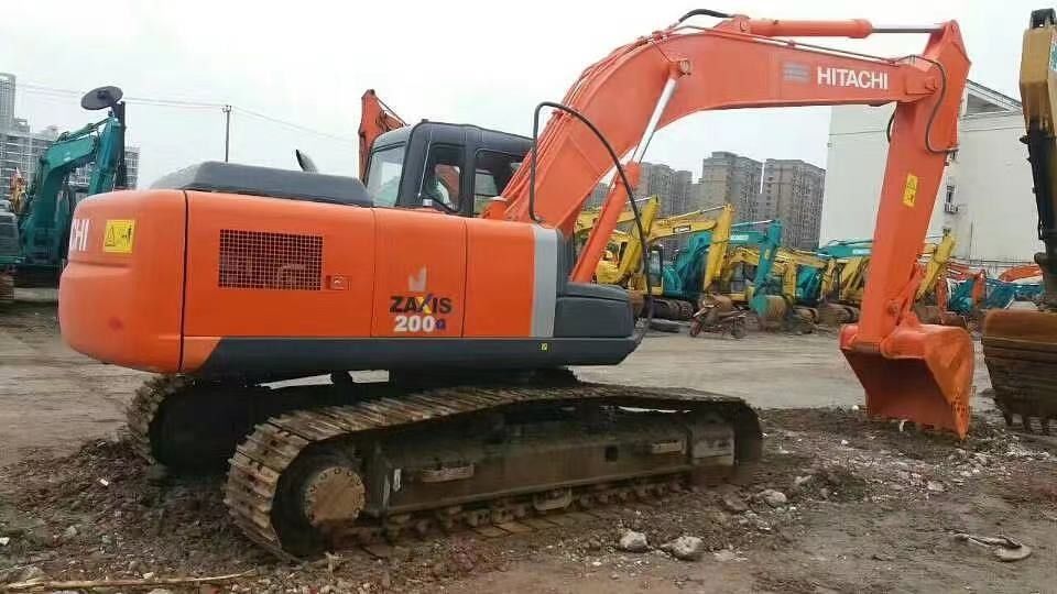 20 टन इस्तेमाल किया हुआ हिताची ZAXIS 200 बैकहो लोडर खुदाई उपकरण खनन भारी उपकरण खुदाई बैगर ZX200 अच्छी स्थिति अंतिम मूल्य Exc