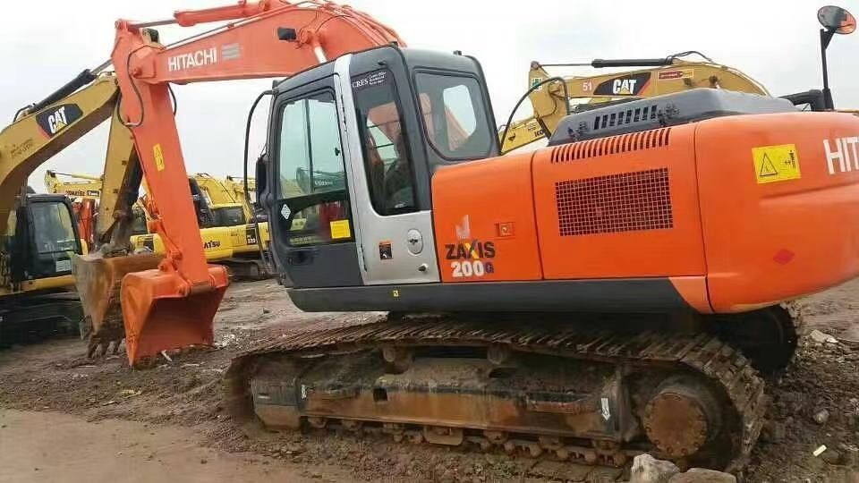 20 टन इस्तेमाल किया हुआ हिताची ZAXIS 200 बैकहो लोडर खुदाई उपकरण खनन भारी उपकरण खुदाई बैगर ZX200 अच्छी स्थिति अंतिम मूल्य Exc