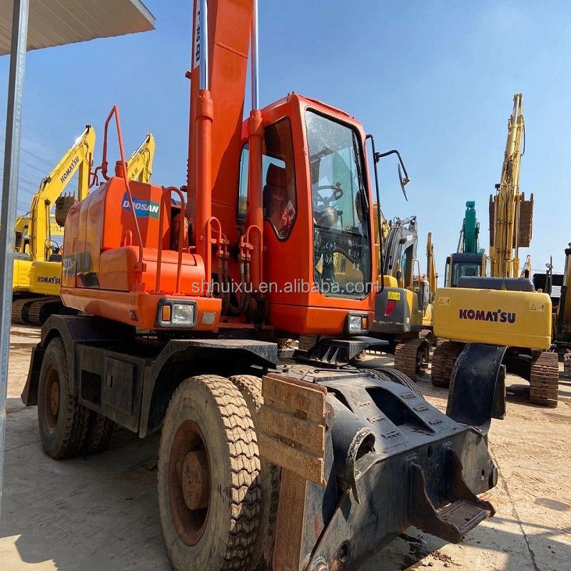 बिक्री के लिए सस्ती कीमत के साथ सेकंड हैंड क्वालिटी DOOSAN 210W खुदाई मशीन/उपयोगी हाइड्रोलिक क्रॉलर Doosan 210W खुदाई मशीन