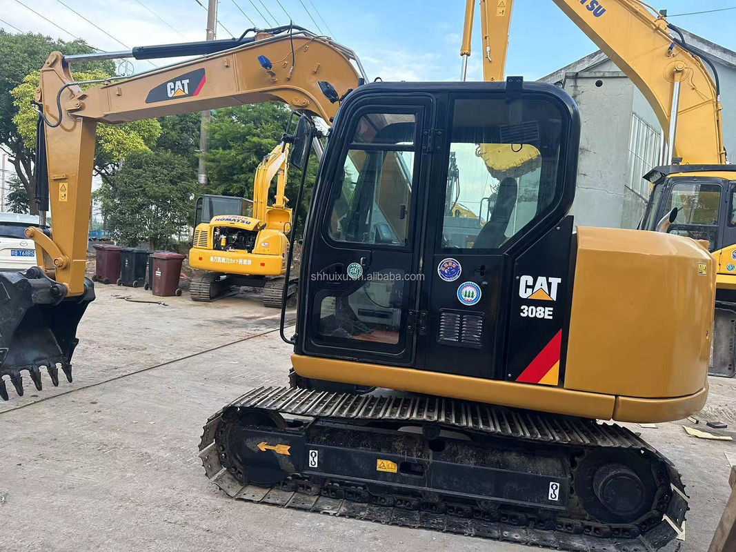 प्रयुक्त खुदाई मशीन CAT 308E,दूसरा हाथ सस्ता CRAWLEREXCAVATOR CAT308E कम कीमत के साथ