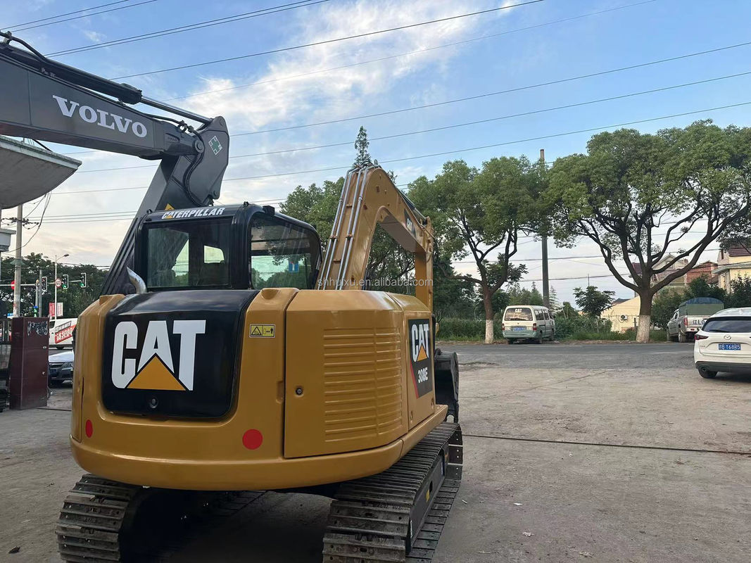 प्रयुक्त खुदाई मशीन CAT 308E,दूसरा हाथ सस्ता CRAWLEREXCAVATOR CAT308E कम कीमत के साथ