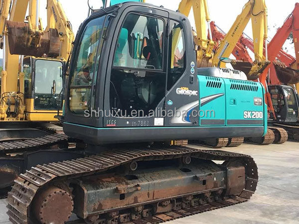 कोबेल्को SK200 सबसे अधिक बिकने वाला सेकंड हैंड क्रॉलर खुदाई Kobelco SK200/उपयोगी अच्छी गुणवत्ता की खुदाई मशीन Kobelco SK200 बिक्री के लिए