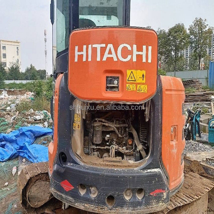 हिताची स्टॉक में इस्तेमाल किया हुआ हिताची EX55 मिनी खुदाई मशीन बिक्री के लिए दूसरा हाथ हिताची मिनी खुदाई EX55 अच्छी स्थिति में