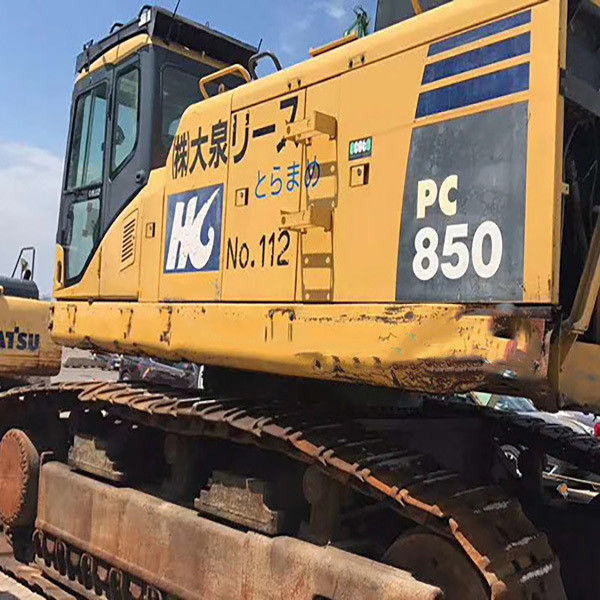 खोदनेवाला इस्तेमाल किया komatsu PC850 खोदनेवाला परिवर्तन चट्टान हाथ कुचल हथौड़ा Komatsu खोदनेवाला