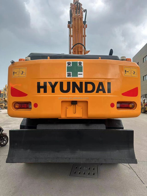 सेकंड हैंड अच्छी गुणवत्ता वाली पहिया उत्खनन मशीन HYUNDAI210W 21T बिक्री के लिए प्रयुक्त उत्खनन उत्खनन मशीन