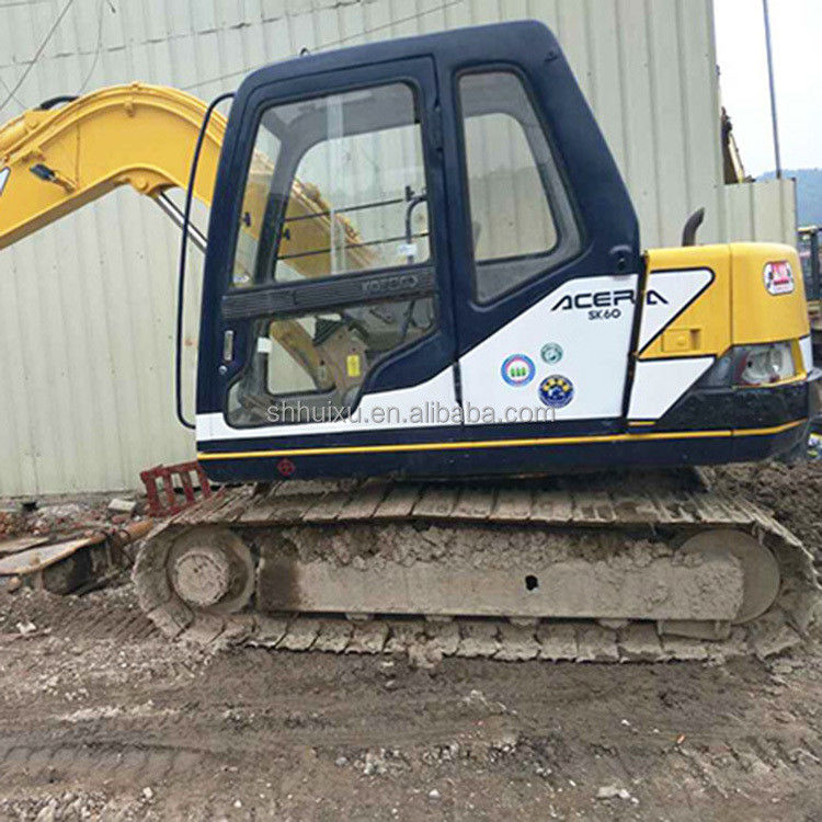 प्रयुक्त हाइड्रोलिक क्रॉलर खुदाई Kobelco60-3, मिनी दूसरे हाथ उच्च गुणवत्ता वाले खुदाई KOBELCO60-3 सस्ती कीमत