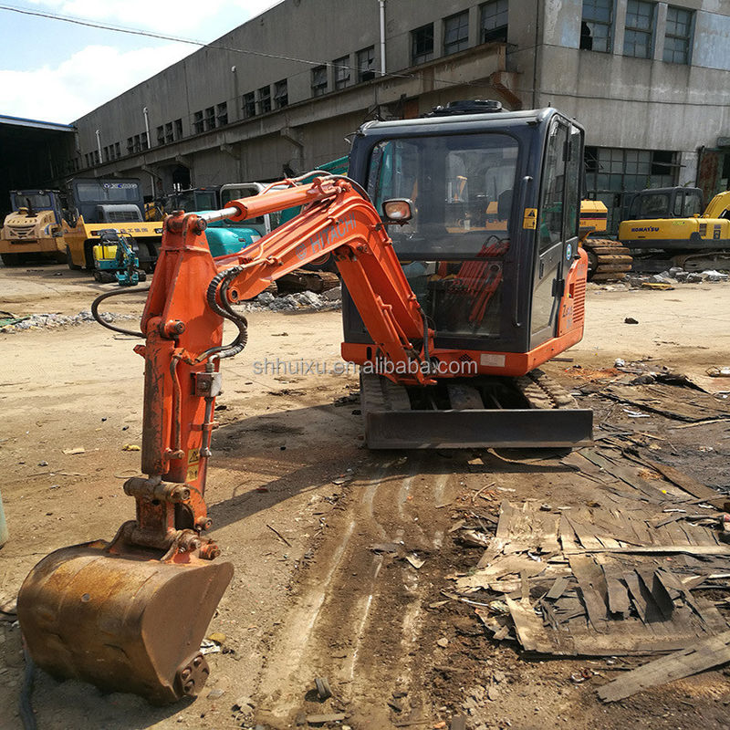 हिटाची स्टॉक में इस्तेमाल किया मिनी खुदाई जापानी HITACHI 20-2 बिक्री के लिए/दूसरा हाथ छोटे क्रॉलर खुदाई अच्छी स्थिति में HITACHI 20-2
