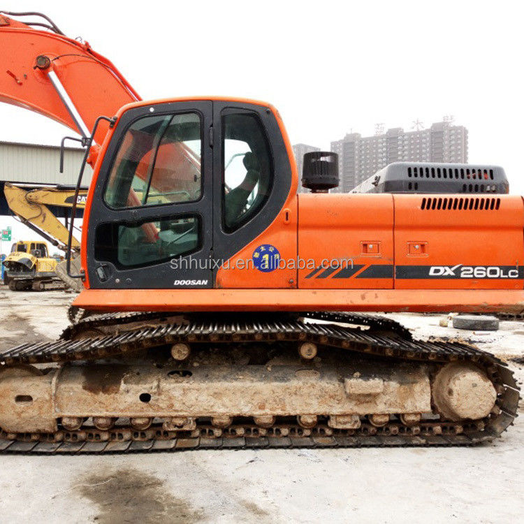Doosan गर्म बिक्री उत्कृष्ट गुणवत्ता द्वितीय हाथ हाइड्रोलिक क्रॉलर खुदाई DOOSAN DX260 कोरिया मूल/प्रयुक्त खुदाई मशीन सबसे अच्छा बेचने अच्छी कीमत