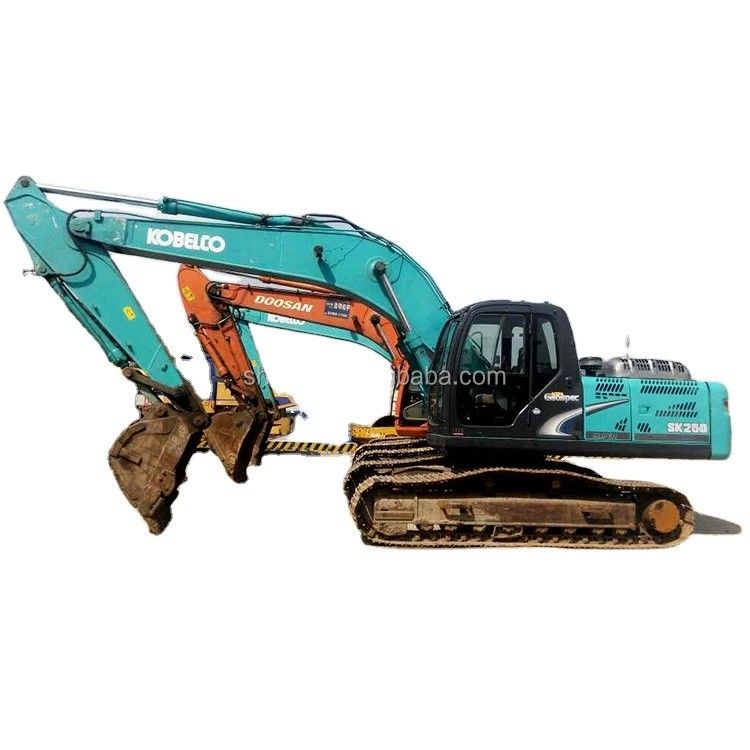 कोबेल्को SK200 सेकंड हैंड क्रॉलर खुदाई Kobelco SK250 प्रयुक्त खुदाई मशीन सस्ती कीमत