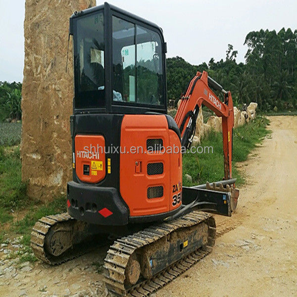 हिटाची स्टॉक में इस्तेमाल किया मिनी खुदाई जापानी HITACHI 35 बिक्री के लिए/दूसरा हाथ छोटे क्रॉलर खुदाई अच्छी स्थिति में HITACHI 35