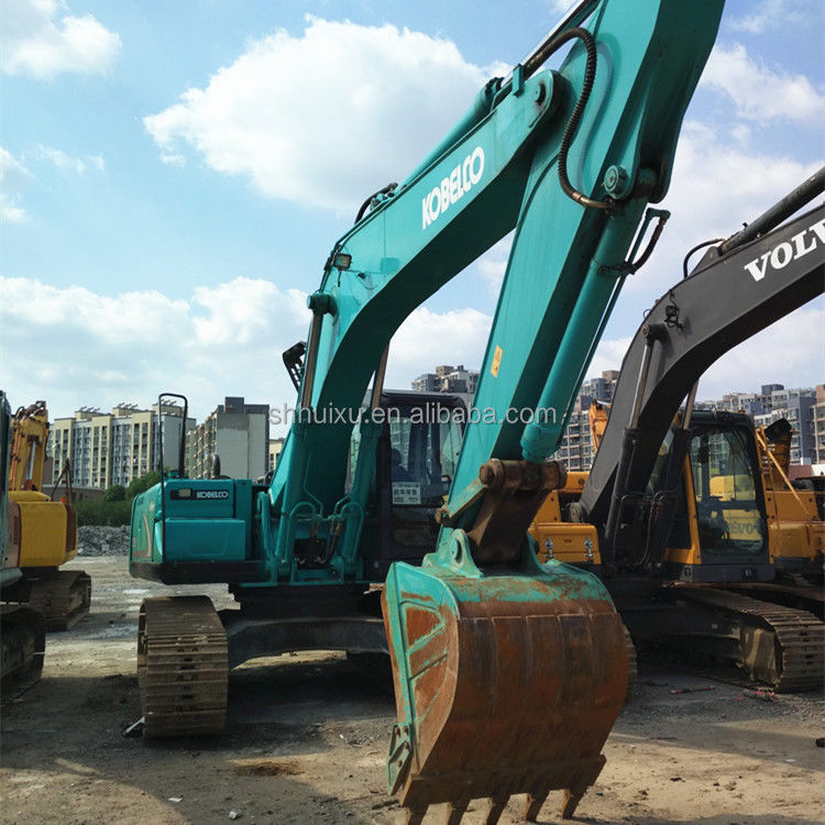कोबेल्को SK200 सेकंड हैंड क्रॉलर खुदाई Kobelco SK250 प्रयुक्त खुदाई मशीन सस्ती कीमत