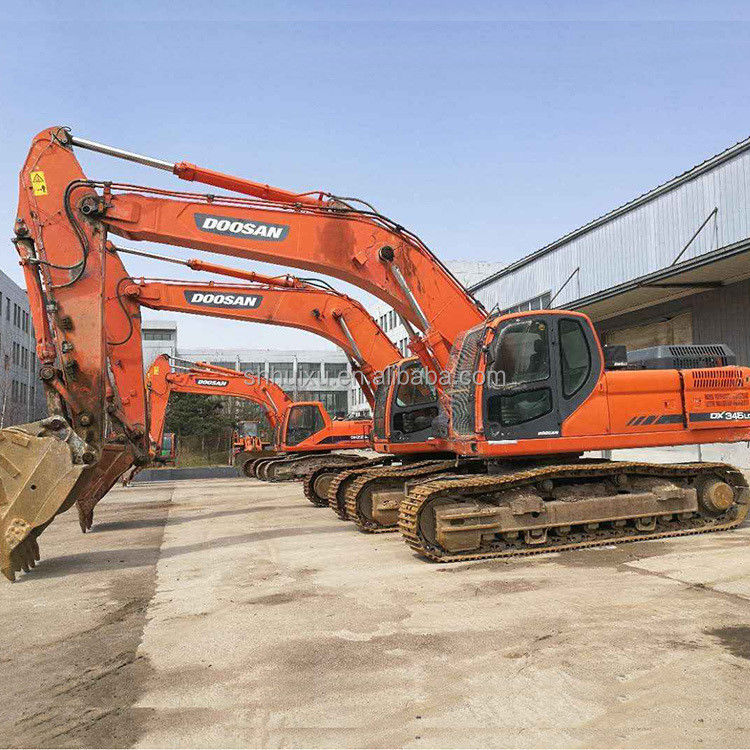 Doosan गर्म बिक्री उत्कृष्ट गुणवत्ता सेकंड हैंड हाइड्रोलिक क्रॉलर खुदाई DOOSAN DX345 कोरिया मूल/उपयोगी खुदाई मशीन सबसे ज्यादा बिकने वाली अच्छी कीमत