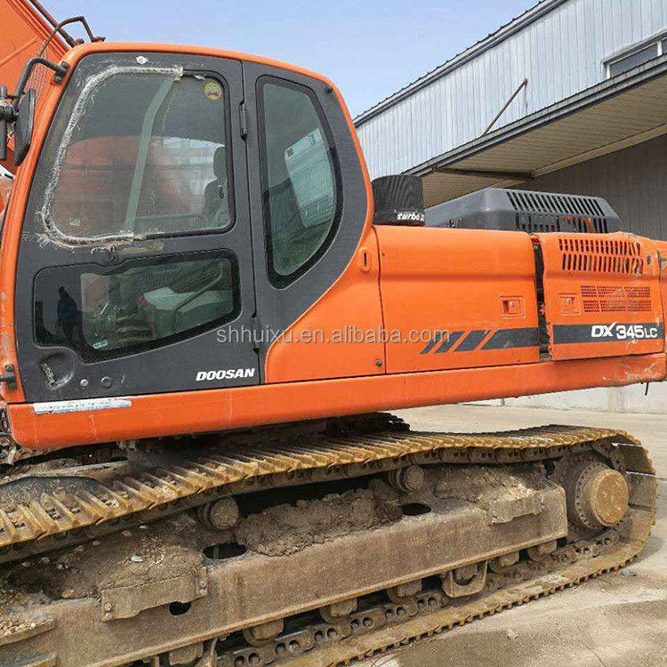 Doosan गर्म बिक्री उत्कृष्ट गुणवत्ता सेकंड हैंड हाइड्रोलिक क्रॉलर खुदाई DOOSAN DX345 कोरिया मूल/उपयोगी खुदाई मशीन सबसे ज्यादा बिकने वाली अच्छी कीमत
