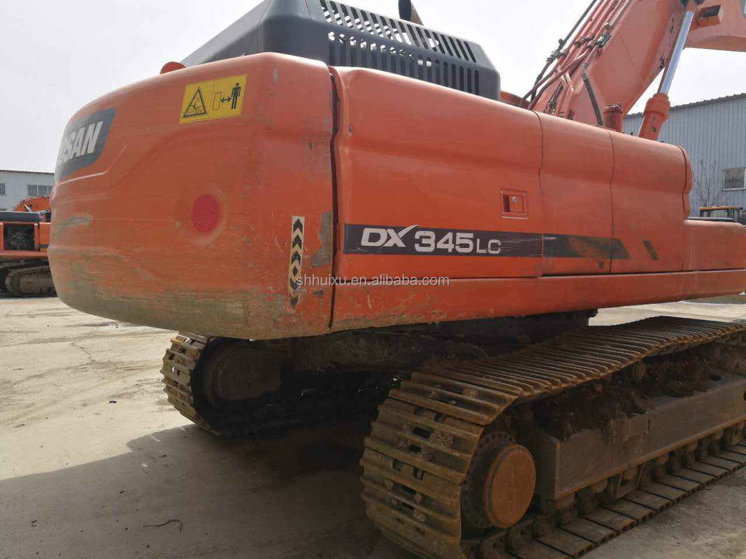Doosan गर्म बिक्री उत्कृष्ट गुणवत्ता सेकंड हैंड हाइड्रोलिक क्रॉलर खुदाई DOOSAN DX345 कोरिया मूल/उपयोगी खुदाई मशीन सबसे ज्यादा बिकने वाली अच्छी कीमत
