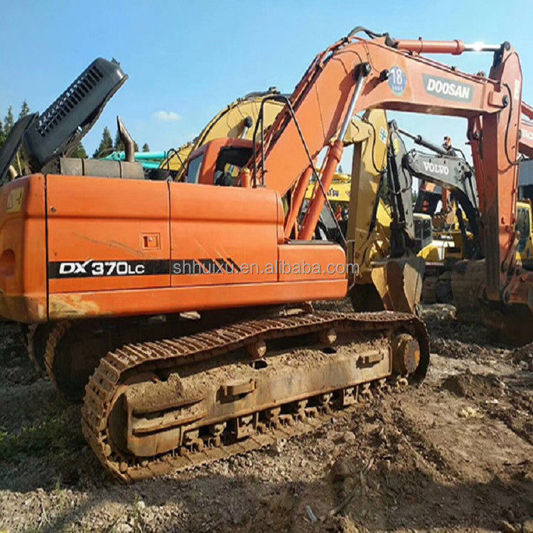 Doosan गर्म बिक्री उत्कृष्ट गुणवत्ता द्वितीय हाथ हाइड्रोलिक क्रॉलर खुदाई DOOSAN DX370 कोरिया मूल/प्रयुक्त खुदाई मशीन सबसे अच्छा बेचने अच्छी कीमत
