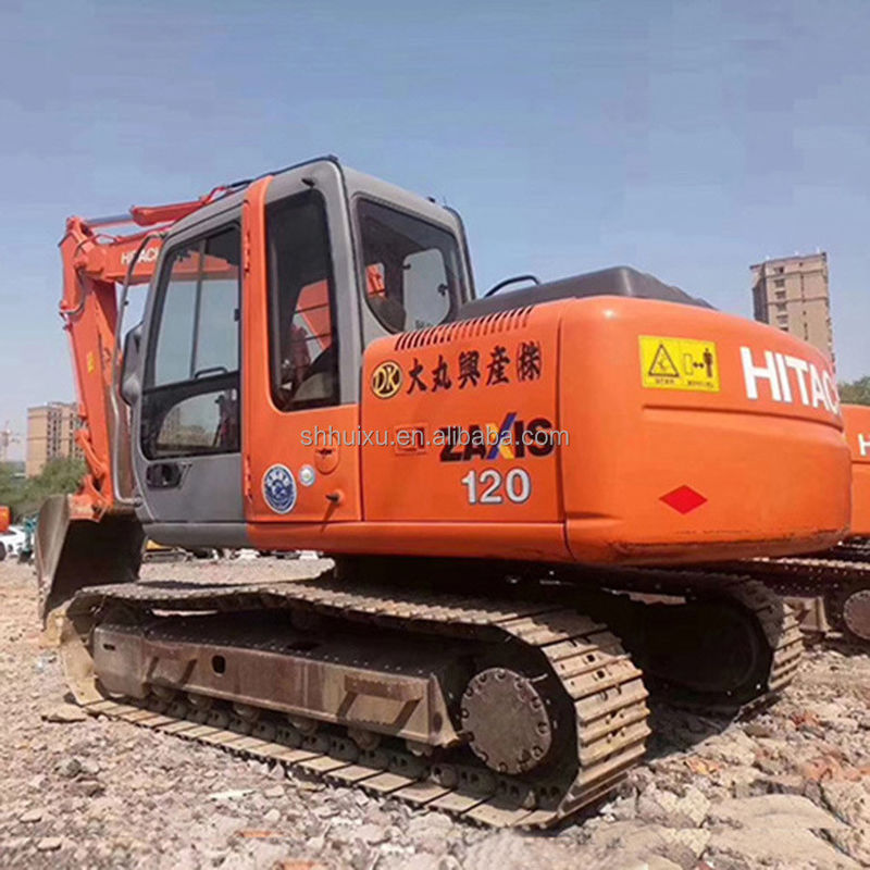 हिताची गर्म बिक्री दूसरा हाथ क्रॉलर खुदाई HITACHI 120 अच्छी स्थिति में बिक्री के लिए प्रयुक्त खुदाई मशीन