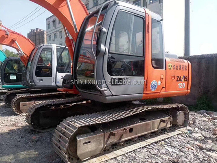 हिताची गर्म बिक्री दूसरा हाथ क्रॉलर खुदाई HITACHI 120 अच्छी स्थिति में बिक्री के लिए प्रयुक्त खुदाई मशीन