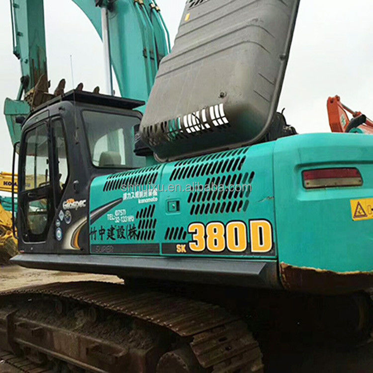 कोबेल्को SK200 उत्कृष्ट गुणवत्ता का दूसरा हाथ क्रॉलर खुदाई Kobelco SK380/उपयोगी खुदाई मशीन Kobelco SK380 सस्ती कीमत