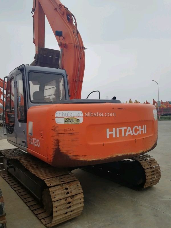 हिताची गर्म बिक्री दूसरा हाथ क्रॉलर खुदाई HITACHI EX120-5 अच्छी स्थिति इस्तेमाल किया खुदाई मशीन जापानी बिक्री के लिए