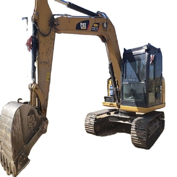 उच्च गुणवत्ता वाला सेकंड हैंड मिनी क्रॉलर खुदाई मशीन इस्तेमाल किया CAT308E 8T इस्तेमाल किया कैटरपिलर खुदाई मशीन खुदाई कैटरपिलर स्टॉक में