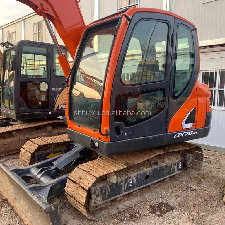 कोरिया मूल प्रयुक्त मिनी खुदाई Doosan75 गुणवत्ता निर्माण मशीन/दूसरा हाथ हाइड्रोलिक क्रॉलर खुदाई DOOSAN75 गर्म बिक्री