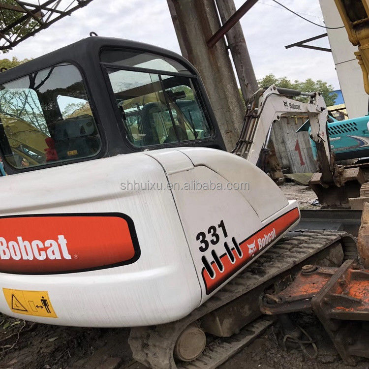 सेकंड हैंड अच्छी गुणवत्ता की क्रॉलर खुदाई BOBCAT331 3.1T बिक्री के लिए प्रयुक्त खुदाई खुदाई मशीन