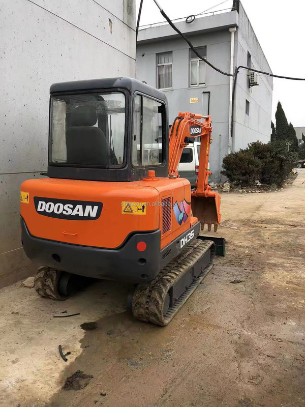 Doosan गर्म बिक्री निर्माण मशीन इस्तेमाल किया मिनी खुदाई Doosan DH35 अच्छी गुणवत्ता/दूसरा हाथ हाइड्रोलिक क्रॉलर खुदाई DOOSAN DH35 कोरिया मूल