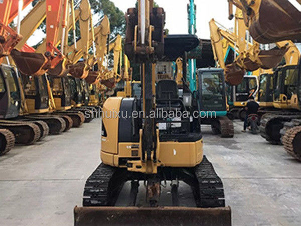 अच्छी गुणवत्ता वाली प्रयुक्त हाइड्रोलिक मिनी खुदाई CAT303.5 सेकंड हैंड छोटी क्रॉलर कैटरपिलर खुदाई बिक्री के लिए कैटरपिलर स्टॉक में