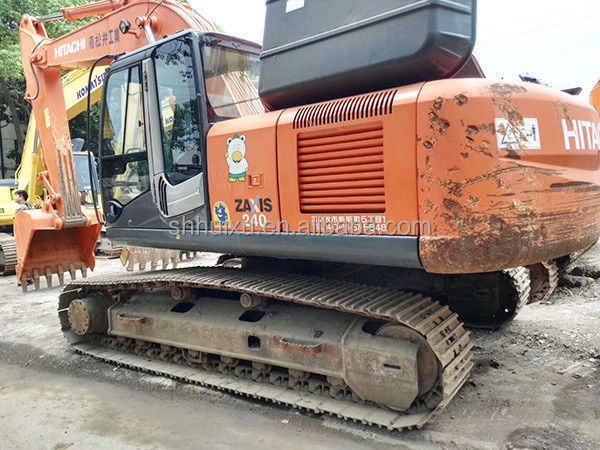 हिताची गर्म बिक्री दूसरा हाथ क्रॉलर खुदाई HITACHI 240 जापानी निर्मित प्रयुक्त खुदाई मशीन