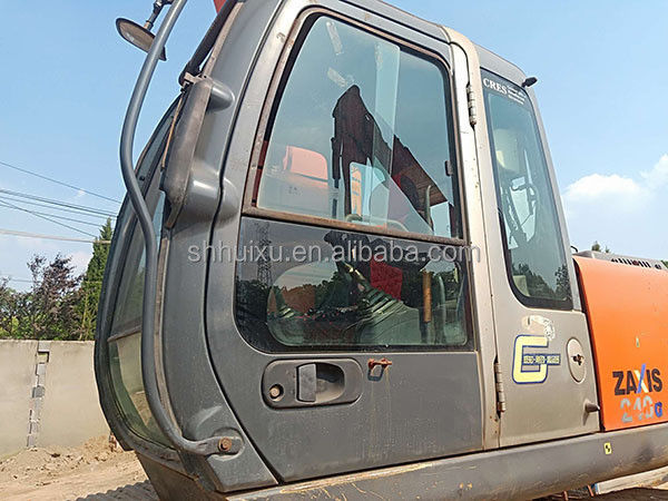 हिताची गर्म बिक्री इस्तेमाल की गई खुदाई मशीन जापानी हिताची ZX240-3G सेकंड हैंड क्रॉलर खुदाई अच्छी स्थिति में बिक्री के लिए