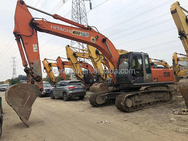 हिताची गर्म बिक्री दूसरा हाथ क्रॉलर खुदाई HITACHI 250 अच्छी स्थिति इस्तेमाल किया खुदाई मशीन जापानी बिक्री के लिए