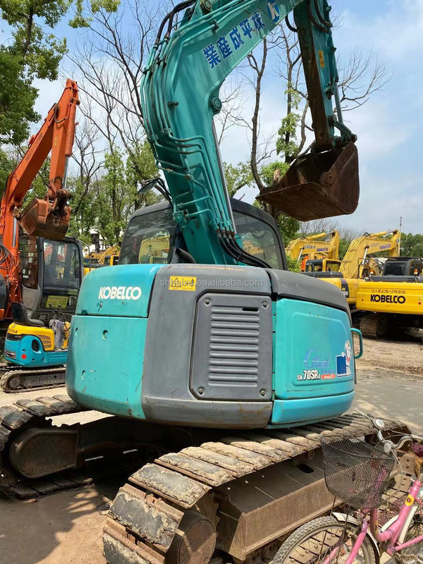 कोबेल्को SK200 क्रॉलर खुदाई Kobelco 70SR दूसरे हाथ हाइड्रोलिक उच्च गुणवत्ता प्रयुक्त मिनी खुदाई सस्ती कीमत