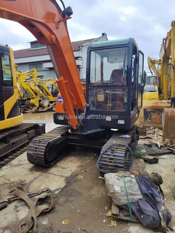 Doosan गर्म बिक्री मिनी खुदाई इस्तेमाल किया doosan ex55 सेकंड हैंड हाइड्रोलिक क्रॉलर खुदाई DOOSAN DH55 कोरिया मूल