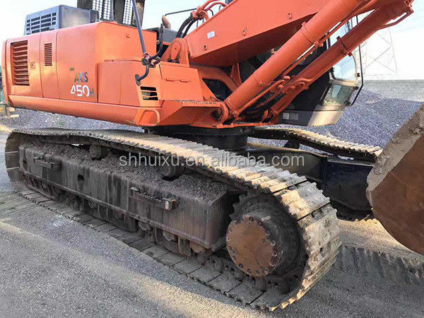हिताची स्टॉक में दूसरा हाथ बड़ा क्रॉलर एक्सकेवेटर हिताची 450 अच्छी हालत में इस्तेमाल किया खुदाई मशीन जापानी हिताची 450 बिक्री के लिए/