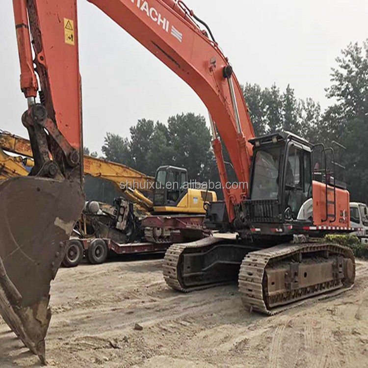 हिताची गर्म बिक्री दूसरा हाथ बड़ा क्रॉलर खुदाई HITACHI 470 अच्छी स्थिति प्रयुक्त खुदाई मशीन जापानी