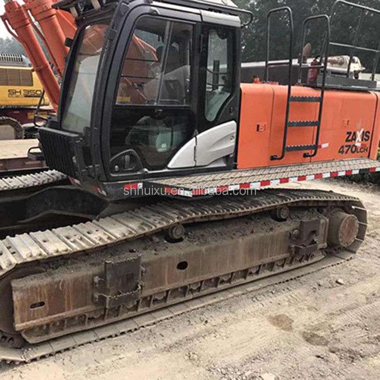 हिताची गर्म बिक्री दूसरा हाथ बड़ा क्रॉलर खुदाई HITACHI 470 अच्छी स्थिति प्रयुक्त खुदाई मशीन जापानी