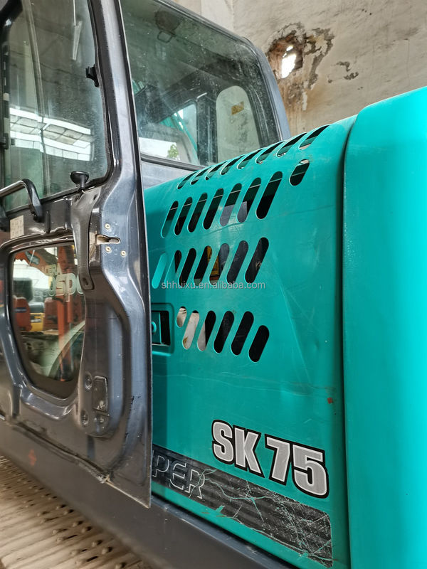 कोबेलको SK200 प्रयुक्त मिनी खुदाई Kobelco SK75 अच्छी गुणवत्ता सस्ती कीमत दूसरा हाथ हाइड्रोलिक क्रॉलर खुदाई जापान मूल