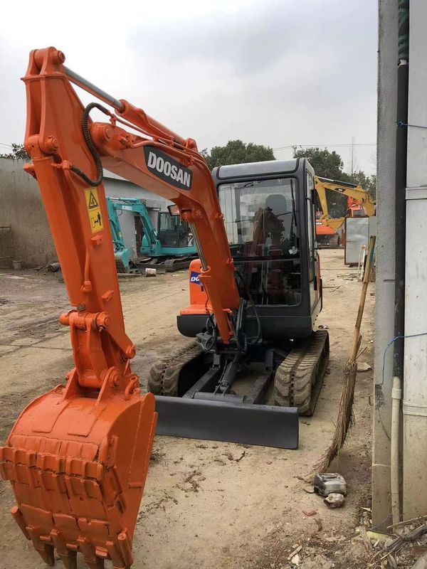 प्रयुक्त खुदाई मशीन Doosan DH35 मिनी खुदाई मशीन अच्छी कीमत प्रयुक्त doosanDH35 खुदाई मशीन