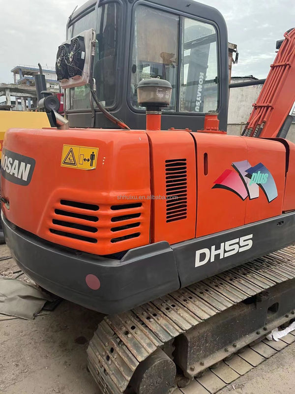 Doosan गर्म बिक्री प्रयुक्त खुदाई Doosan 55, Doosan DH55 Digger मिनी प्रयुक्त खुदाई
