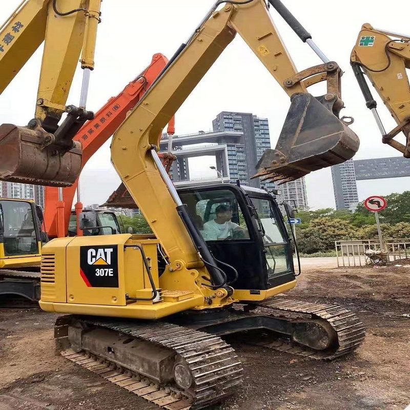 CAT307E प्रयुक्त खुदाई मशीन, उत्तम प्रदर्शन, त्वरित कार्रवाई, कम कीमत, दो साल की गुणवत्ता की गारंटी