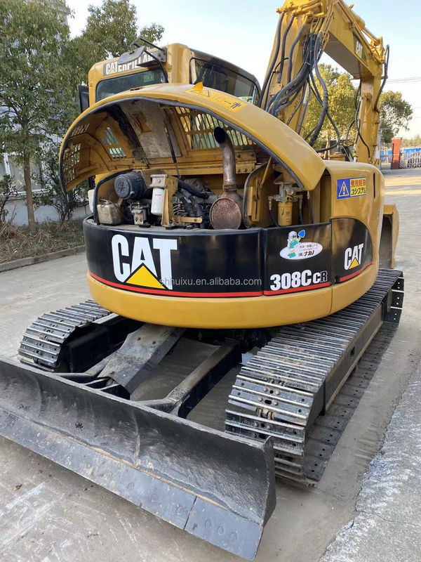 उच्च गुणवत्ता की स्थिति के साथ प्रयुक्त मिनी डिगर क्रॉलर खुदाई CAT308C सस्ती कीमत सेकंड हैंड क्रॉलर खुदाई