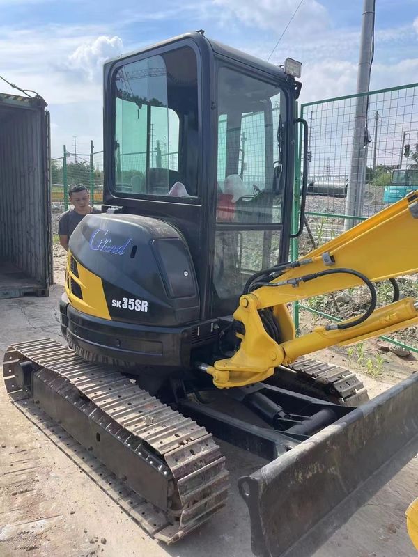 प्रयुक्त हाइड्रोलिक क्रॉलर खुदाई Kobelco35SR, सस्ती कीमत सेकंड हैंड खुदाई KOBELCO 35SR बिक्री पर