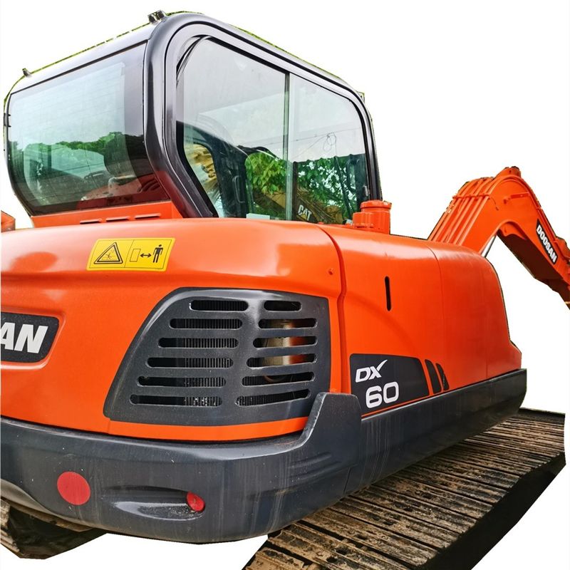दोसान गर्म बिक्री अच्छी बिक्री प्रयुक्त खुदाई Doosan DX60W पहिया खुदाई मशीन