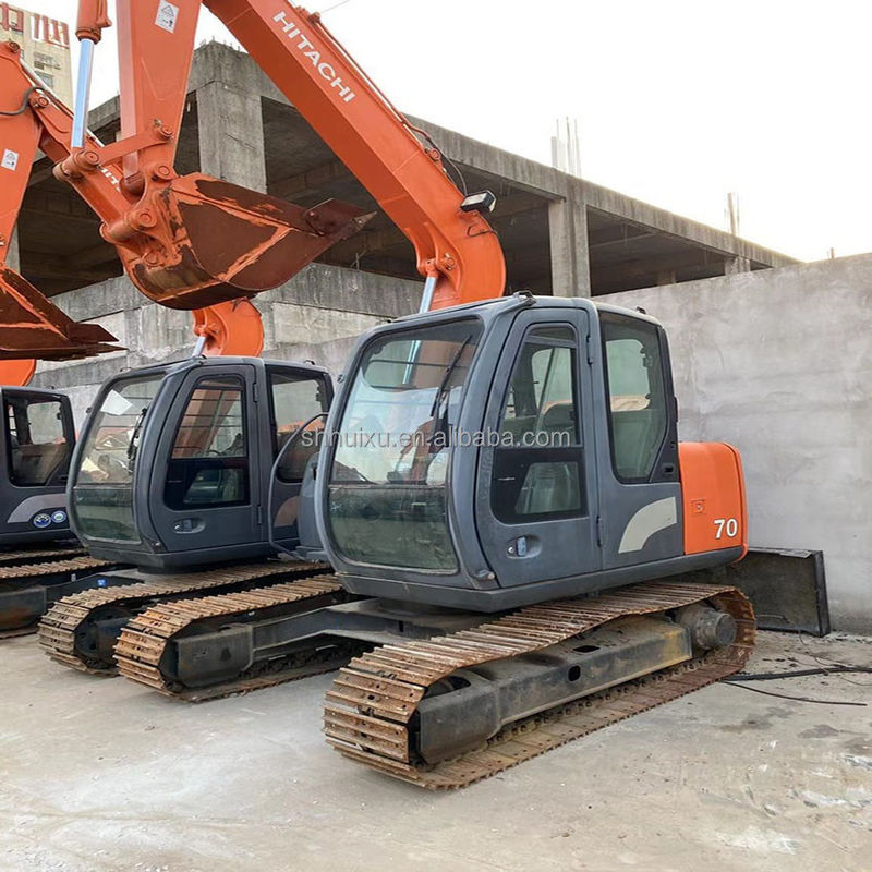 हिताची गर्म बिक्री सर्वश्रेष्ठ बिक्री प्रयुक्त मिनी खुदाई HITACHI ZX70 जापान मूल दूसरे हाथ हाइड्रोलिक क्रॉलर खुदाई अच्छी स्थिति में