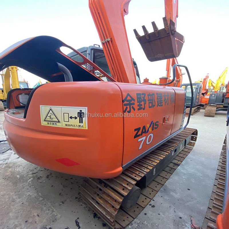 हिताची गर्म बिक्री सर्वश्रेष्ठ बिक्री प्रयुक्त मिनी खुदाई HITACHI ZX70 जापान मूल दूसरे हाथ हाइड्रोलिक क्रॉलर खुदाई अच्छी स्थिति में