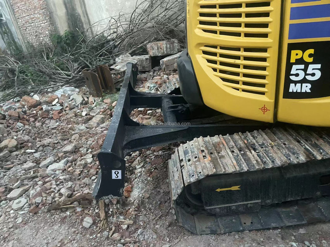 उच्च गुणवत्ता वाले KOMATSU PC55MR सेकंड हैंड हाइड्रोलिक क्रॉलर खुदाई मशीन जापान मूल/उपयोगी मिनी खुदाई मशीन KOMATSU PC55MR सस्ती कीमत