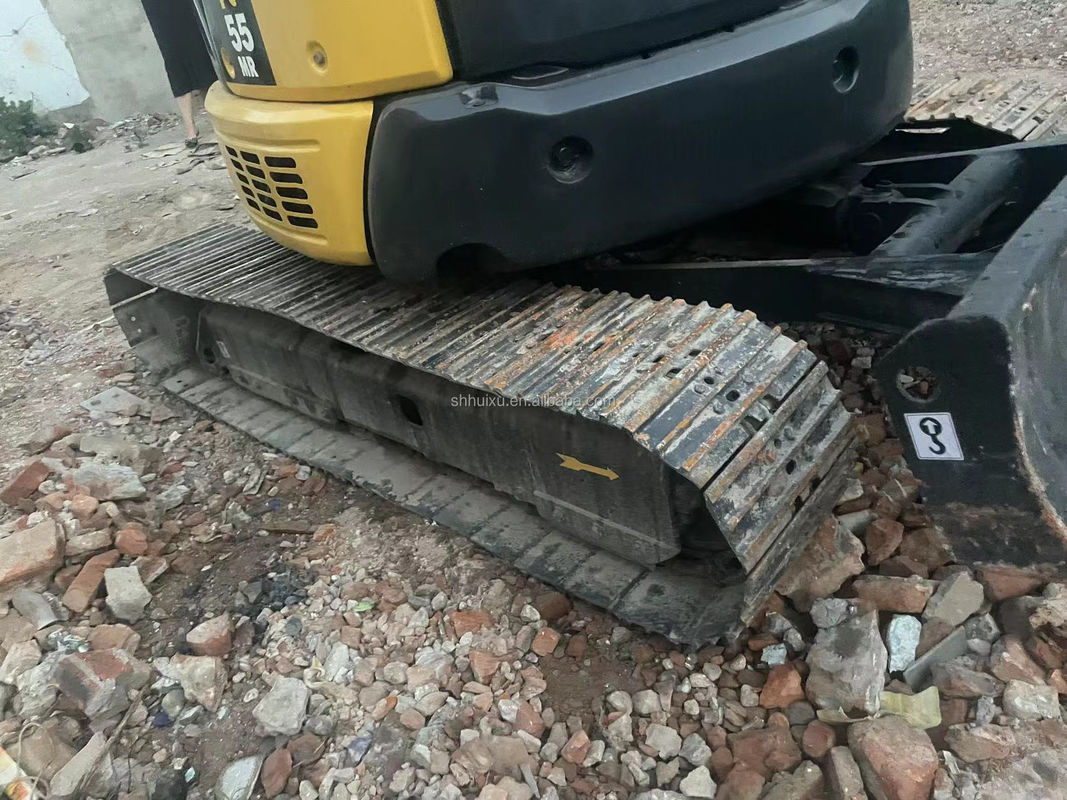 उच्च गुणवत्ता वाले KOMATSU PC55MR सेकंड हैंड हाइड्रोलिक क्रॉलर खुदाई मशीन जापान मूल/उपयोगी मिनी खुदाई मशीन KOMATSU PC55MR सस्ती कीमत