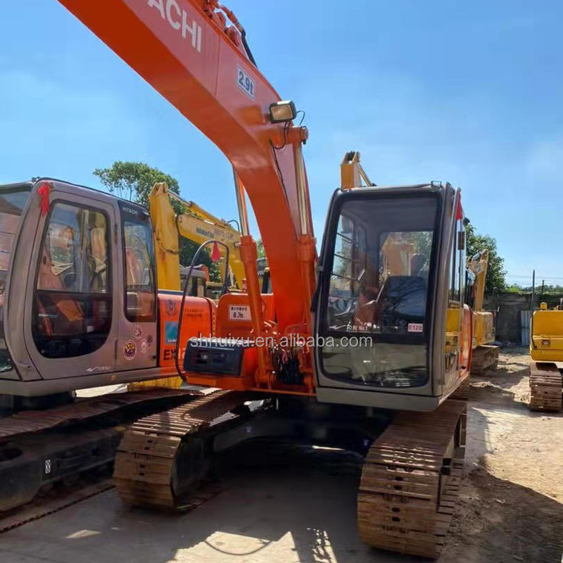 Hitachi गर्म बिक्री उत्कृष्ट गुणवत्ता प्रयुक्त हाइड्रोलिक क्रॉलर खुदाई Hitachi EX120 बिक्री के लिए सेकंड हैंड खुदाई मशीन