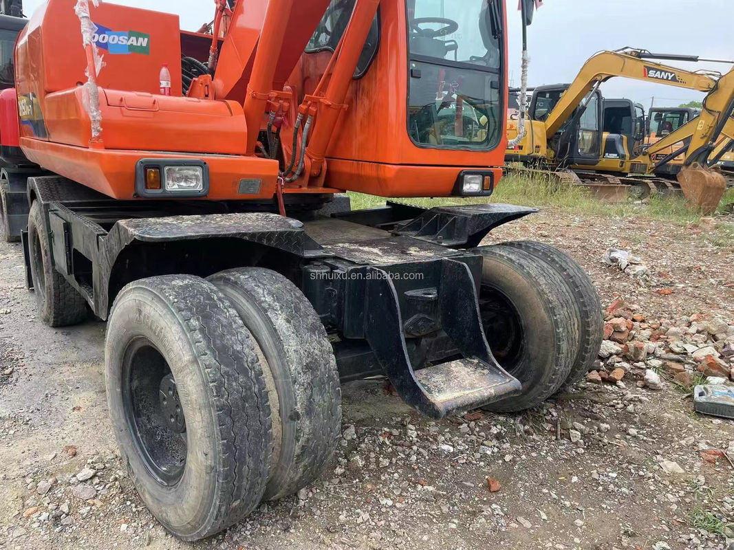 चीन पहिया उत्खनन Doosan 150 दूसरे हाथ उत्खनन भारी मशीन बड़े उत्खनन