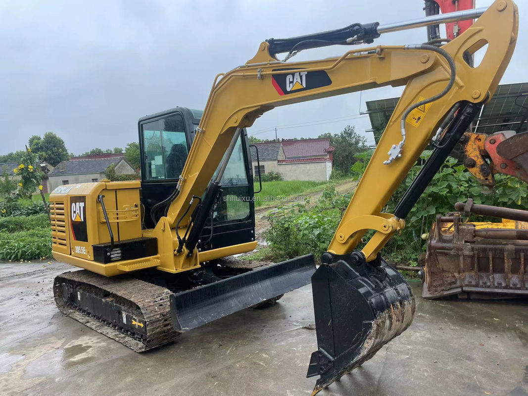 CAT MACHINE नया संस्करण जापानी मूल इस्तेमाल किया छोटा खुदाई CAT 305.5E 5.5TON हाइड्रोलिक लाइन के साथ खुदाई